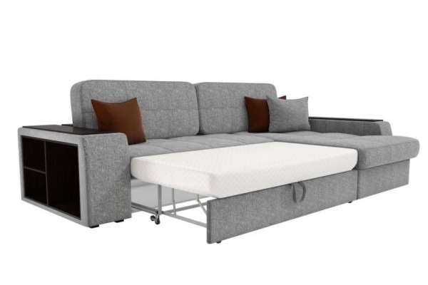 Диван Угловой Брюссель Ш-2600 х Г-1750 х В-950 мм/Спальное место Ш-1500 х Г-2000 мм/Разные Цвета