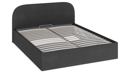 Кровать с Подъемным Механизмом «Шерри» Велюр Серый/(Спальное Место 1600 х 2000 мм)