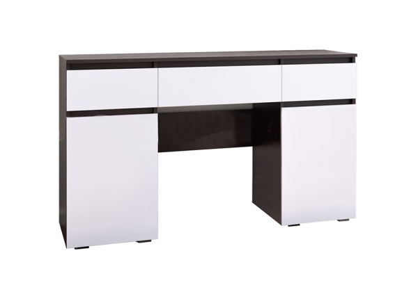 Стол туалетный Ким белый глянец / венге